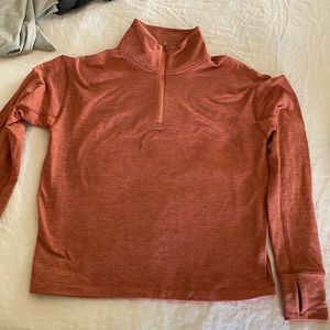 Outdoor voices fleece half zip